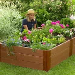 Classic Sienna Raised Bed, 16 1/2" High With 2" Boards