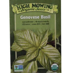 Genovese Basil Organic Seeds