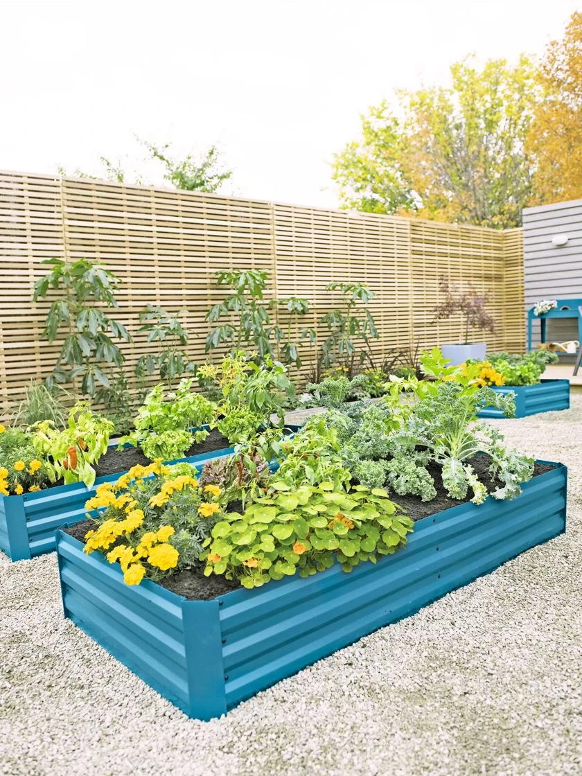Demeter Corrugated Metal Raised Bed, 34" X 68"
