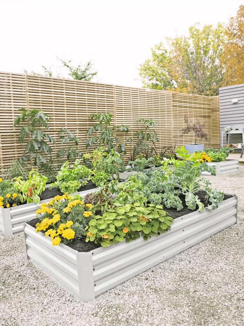 Demeter Corrugated Metal Raised Bed, 34" X 68" - Image 4