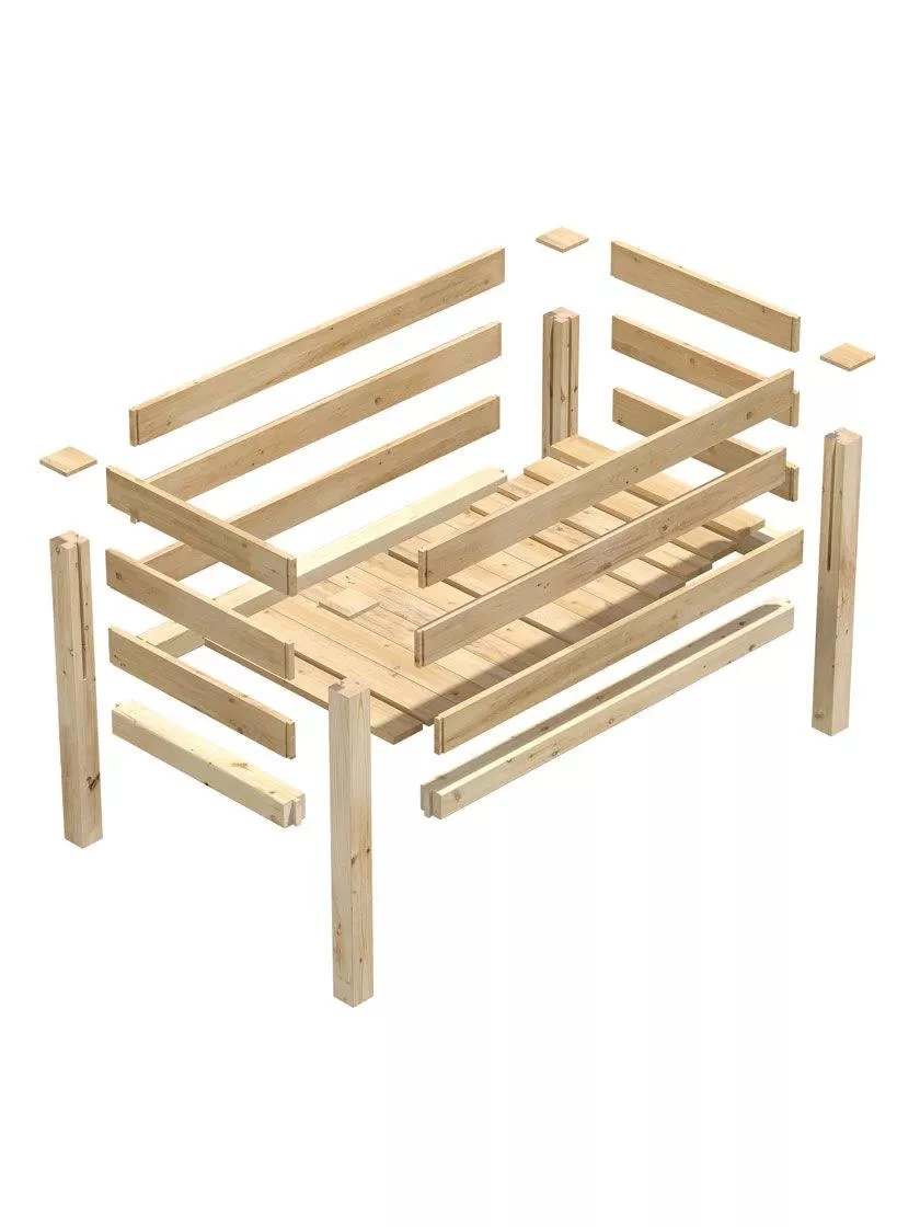 Elevated Cedar Garden Bed, 2' X 4' X 31" - Image 5