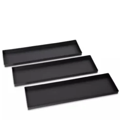 Trays For The Rectangular Lattice Plant Stand, Set Of 3