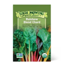 Rainbow Blend Chard Organic Seeds