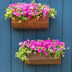 Corten Steel Vertical Planter