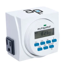 Digital Programmable 7 Day Timer Dual Outlet