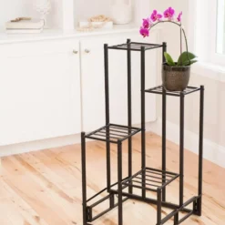 4-Tier Square Foldable Plant Stand