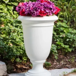 Ellington Self-Watering Urn Planter, 24"