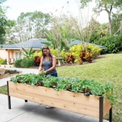 Self-Watering Elevated Planter Box, 2' X 8'
