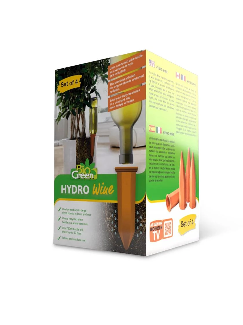 Hydro Wine Container Watering System, Set Of 4 - Image 2