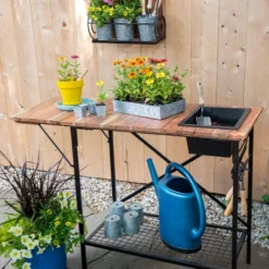 Small Space Potting Table
