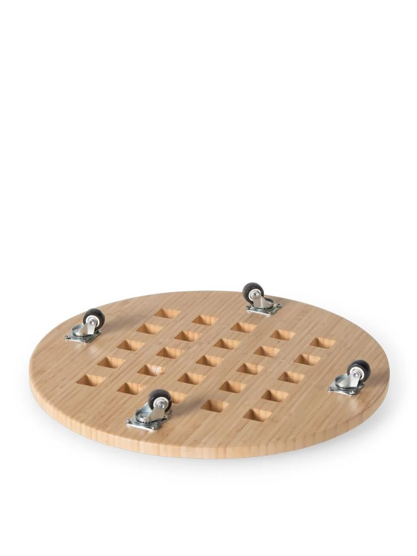 Bamboo Plant Caddy Round, 15.75" - Image 5